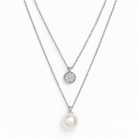 Collana Recarlo Donna in Oro bianco Perla XE 920/010